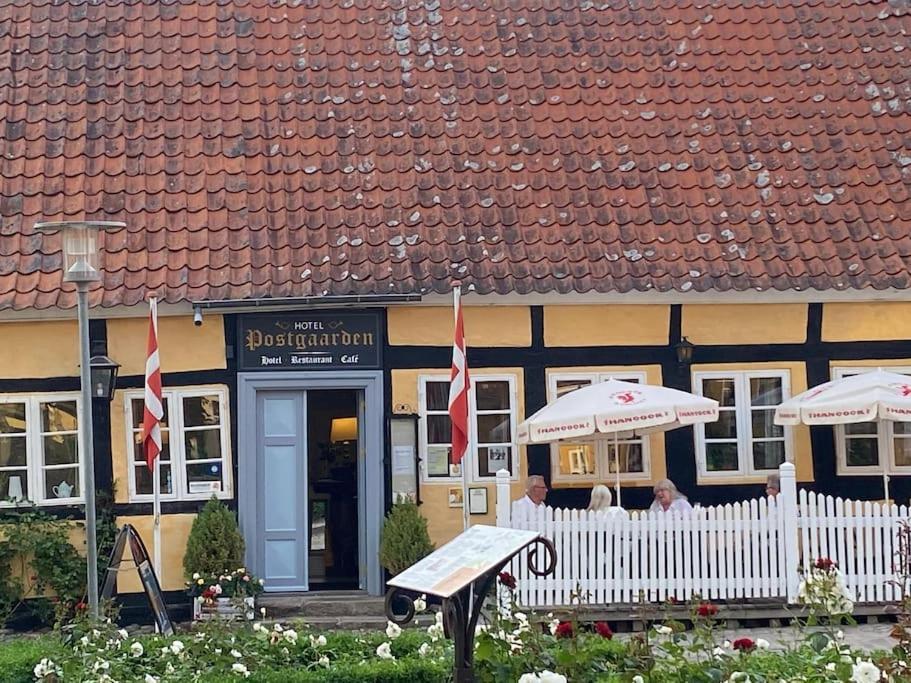 Idyllisk, Historisk Byhus Ved Fjorden I Mariager المظهر الخارجي الصورة