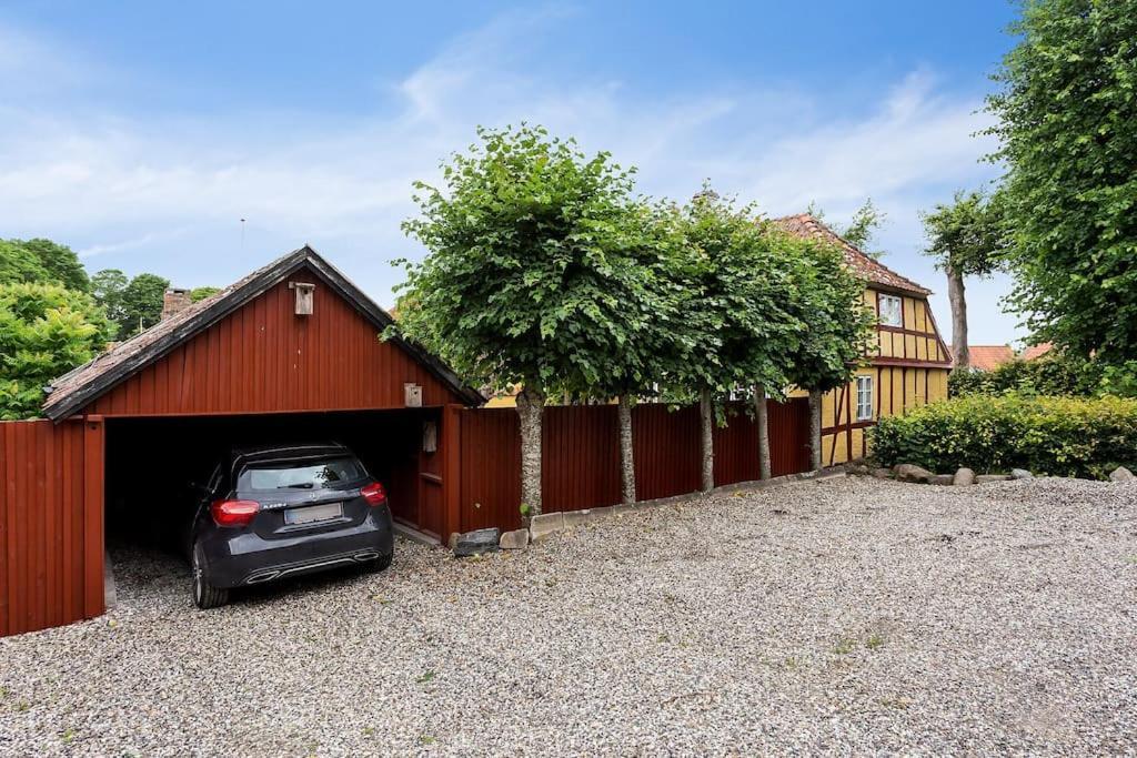 Idyllisk, Historisk Byhus Ved Fjorden I Mariager المظهر الخارجي الصورة